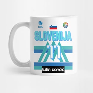 Luka Doncic Slovenija Fan Design Mug